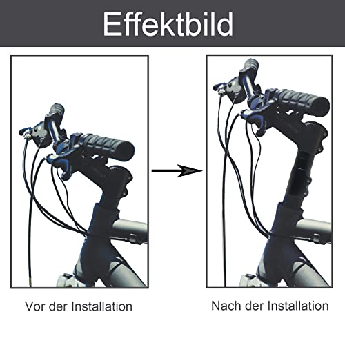 MABUSIYI Lenkererhöhung Fahrrad,Fahrrad Gabelschaft Extender,Fahrrad Vorbau Riser verstellbar Höhen-Adapter Aluminium für Radsport Bike Stem Extender für 28.6mm 1 1/8" Mountainbike Rennrad MTB - Image 6