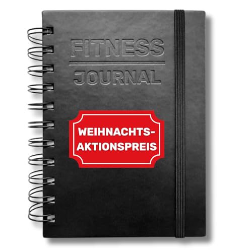 Fitnessjournal für 200 Trainingseinheiten - Workoutplaner - Wochenplaner Fitness - Fitnessplaner 2024 - Fitnesstagebuch Damen & Herren - Trainingsbuch Krafttraining - Trainingstagebuch