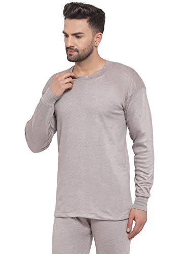 Image of UZARUS Men's Solid Thermal Set (Round Neck Vest and Trouser)
