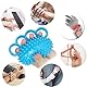 Handtrainer Ball Finger Squeeze Therapie Grip Strengthener Trainer Stress Relief Ball zur Verbesserung der Flexibilität Entlastung Finger und Handgelenk, für Reha, Arthritis, Karpaltunnel