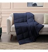 DAICO Lightweight Down Throw Blanket Feather Down Throw for Couch Sofa Soft Packable Down Blanket...