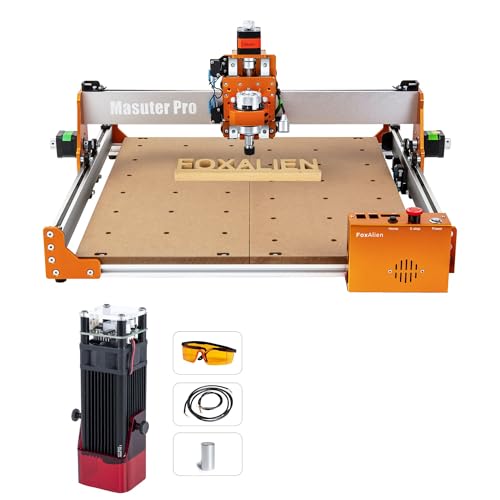 FoxAlien Masuter Pro 4040 CNC Router Machine + 20W Fix-Focus