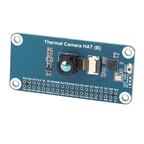 Dpofirs Thermal Camera HAT for 5 4B 3B Pico, 80x62 Pixels, 45° FOV, 40-Pin GPIO, Shutterless Thermal Imaging Module miniatura 6