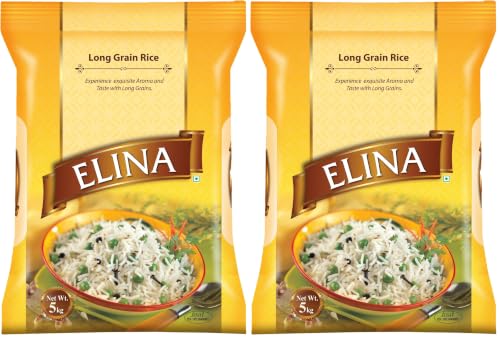 Image of Elina Long Grain Rice, 5kg (Pack of 2)