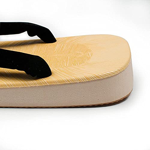 Image of KYOETSU Men's Japanese Setta Zori Sandals with Sponge Cushion Sole, 6-10