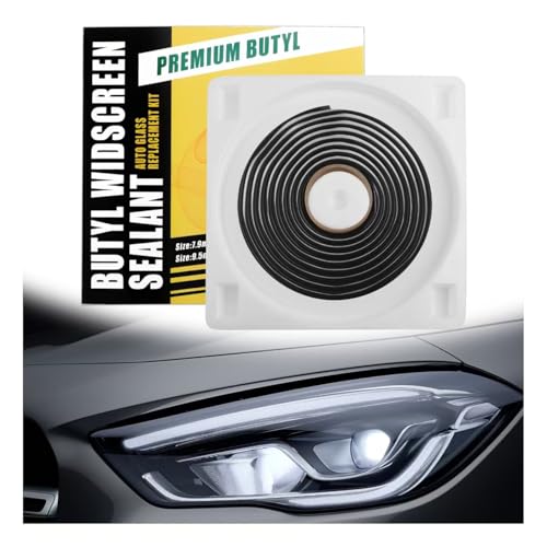 Image of 13Ft Headlight Sealant Butyl Tape,Butyl Sealant Tape with 3 /8 inch Diameter for Waterproof Sealing Tape with Deluxe Package,Practical Car Accessories Butyl Rubber Sealant Fit RV Car