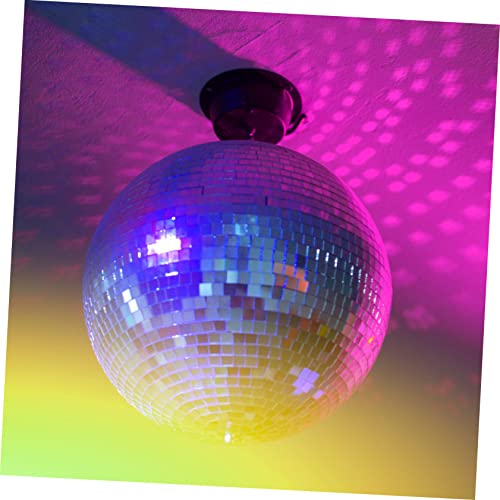 Bola espejada LIOOBO para decoración, bola de discoteca creativa en plata, colgante para nightclub, ornamentación reflectante premium para bodas y festivales miniatura 4