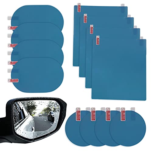 YFFSFDC カーバックミラー防水フィルム 12枚セット