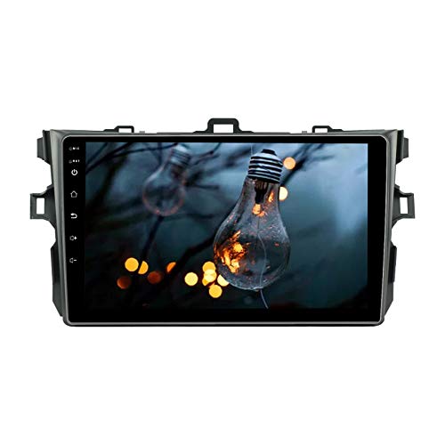 LEXXSON Android 8.1 autoradio voor Auris 2008-2011 | 9 inch AM FM RDS-radio met GPS-navigatie Wifi Bluetooth USB-speler Stuurbediening Spiegelverbinding Camera-ingang 2G + 16G