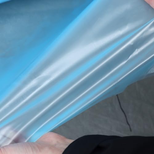 Telo in polietilene trasparente resistente per serre, tunnel e agricoltura, copertura in plastica resistente per pittura e protezione dalla polvere