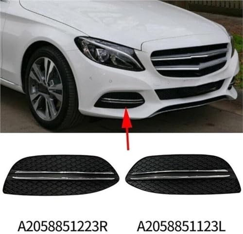 Rejilla de luz antiniebla para Mercedes Benz Clase C W205 de parachoques delantero 2