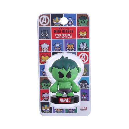 Image of Marvel Avengers Superheros PVC Collectible with Keychain | Hulk