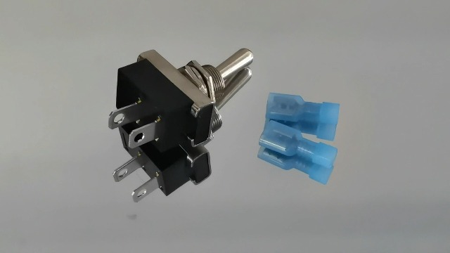 Interrupteur Bascule Métal Gebildet 25A - Étanche SPST ON/OFF, Capuchon Protection