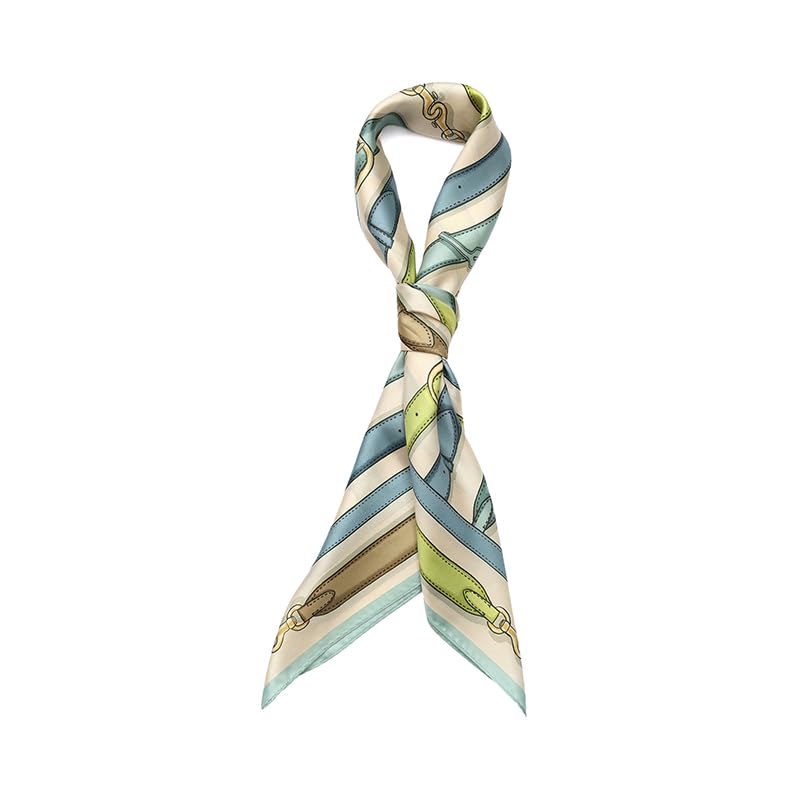 Coach womens Multi Belt Printed Silk Square2