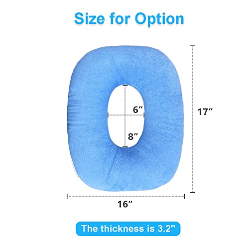 MESINURS Anti-Decubitu Pad Bed Cushion - Donut Nursing Bed Sore Pad for Bedridden, Elderly, Disabled, Comfort & Breathable for Pain Relif (17