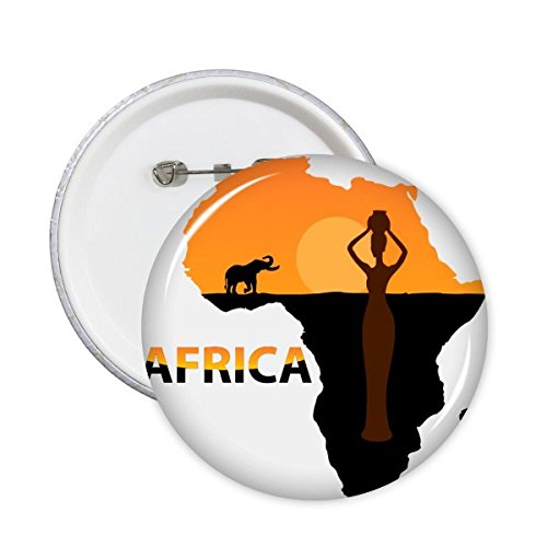 Éléphant d'Afrique badge sauvage pour personnaliser une veste en jean
