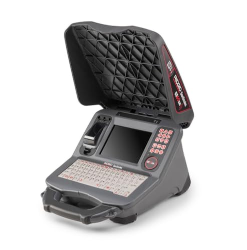 RIDGID® 69038 SeeSnake® CS65XR Monitor Kit with 2 Batteries and Charger, 128GB Internal SSD, High Resolution Display, Water-Resistant Keyboard