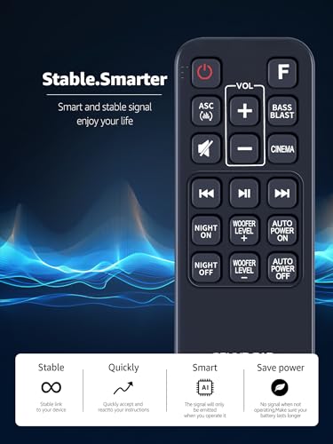Télécommande pour barre de son LG avec boutons de modes audio dédiés - 6