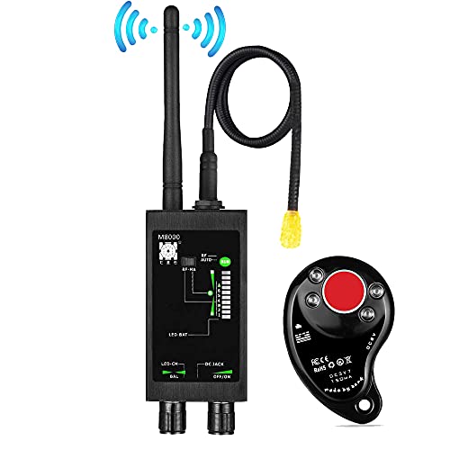 Anti Spy Detector Hidden Camera Detector Bug Detector RF Detector GPS Tracker Detector Finder for GSM Listening Device Detector Bug Sweeper Detector Spy Detector Cell Phone Detector