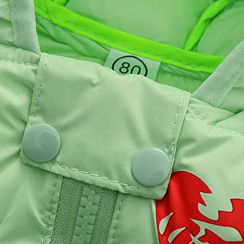 Thin Jackets for Boys Girls Winter Windproof Warm Love Print Coats Bear Ears Hooded Padded Jacket Outwear Boys4