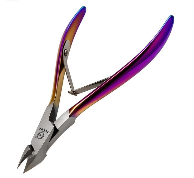 Cuticle Cutter,Premium Stainless Steel Cuticle Cutter for Tiny Areas,Professional Manicure Nail Care Tool Colour