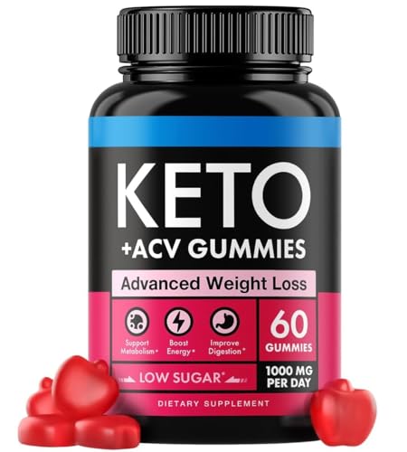 Keto-Apple-Cider-Vinegar-Gummies-1000mg-Well-Digested-ACV-Keto-Gummies-for-Weight-Loss-and-Control-Detox-Digestion-Metabolism-Delicious-Keto-ACV-Gummies-Advanced-Weight-Loss-60-pcs-Red