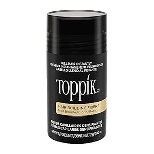 Toppik-Hair-Building-Fibers Toppik Hair Building Fibers, Medium Blonde, 12g | Fill In Fine or Thinning Hair | Instantly Thicker, Fuller Looking Hair | 9 Shades for Men & Women