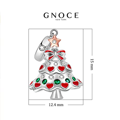 Image of GNOCE Christmas Charm Sterling Silver Pendant Bead