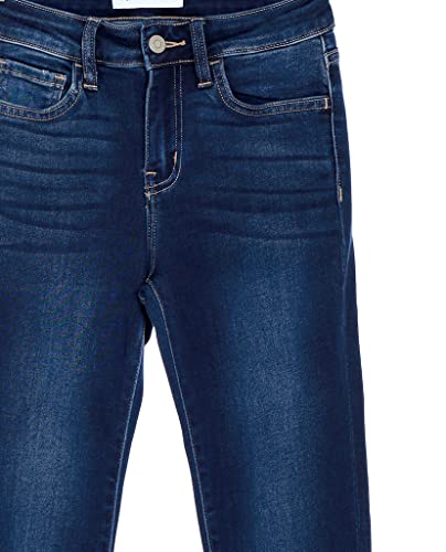 Flying Monkey Dark Blue Fading Skinny Jeans Mid-Rise3