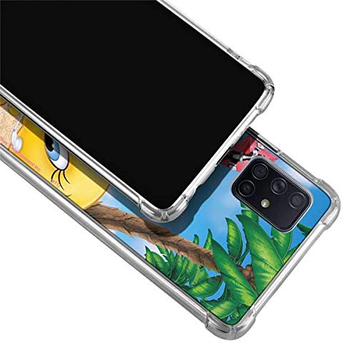 Skinit Clear Phone Case Compatible with Galaxy A71 5G - Officially Licensed Looney Tunes Tweety Bird iPod Design