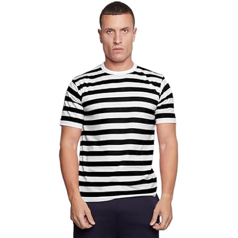 Active Star Unisex Striped T-Shirt for Summer Cover