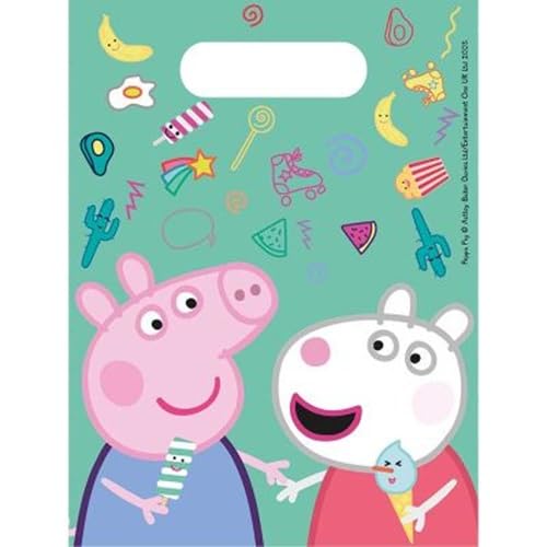Peppa Pig Messy Play Birthday Party Tableware Supplies Decoration (Party Bag)