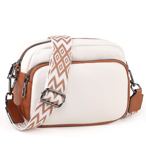 Image of TANTOMI Small Crossbody Bag for Women, Vegan Leather Shoulder Bags for Women, Travel Purse with Adjustable Shoulder Strap