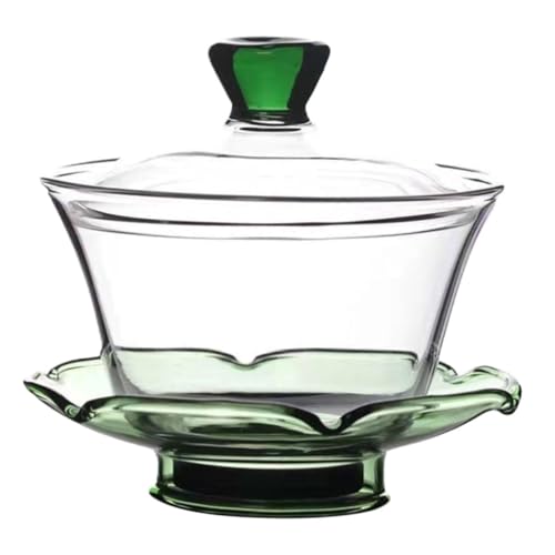 CLISPEED Taza de Té de Vidrio Transparente con Tapa de Infusionar Té Diseño Clásico Chino Apto para Flores Taza Resistente y Elegante para Hogar CLISPEED Taza de Té de Vidrio Transparente con Tapa de Infusionar Té Diseño Clásico Chino Apto para Flores Taza Resistente y Elegante para Hogar