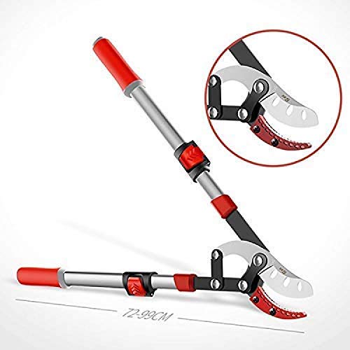Cesoie da potatura, cesoie per siepi per Rami di Alberi Attrezzo da Giardinaggio di qualità Taglio Facile Leggero Allungabile rapido Potatore da Giardino 72-99 CM