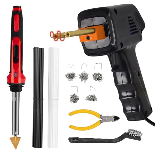 70W Plastic Welding Kit with Welding Rods & Staples