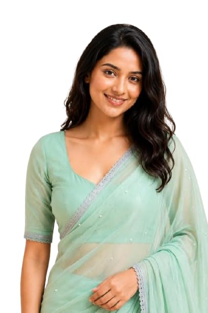 Women's Glory Banarasi Satin Kanjivaram Saree Silver Zari Border Pure Soft Blend Silk Sari Kanchipuram Paithani Silk Party Wedding Festive New Ladies Sadi with Unstiched Blouse Piece.-image-17
