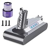 BATTOOL V10 Akku Ersatz für Dyson Akku SV12 Absolute Animal mit Filter