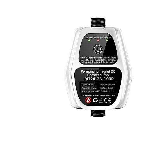 JVDDI Automatische Booster-Pumpe, Leitungswasser, Pipeline, Booster, Warmwasserbereiter, Dusche, Dusche, Bad, Wasserdruck, Unter Druck, Stummschaltung, 24 V Boosterpumpe(100Pa)