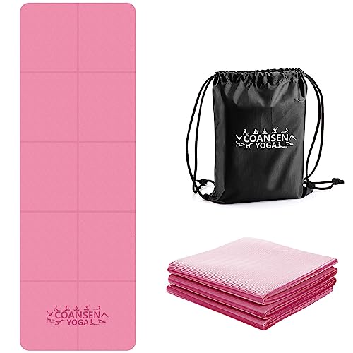 Respire Fitness Lightweight Foldable Yoga Mat For Travel