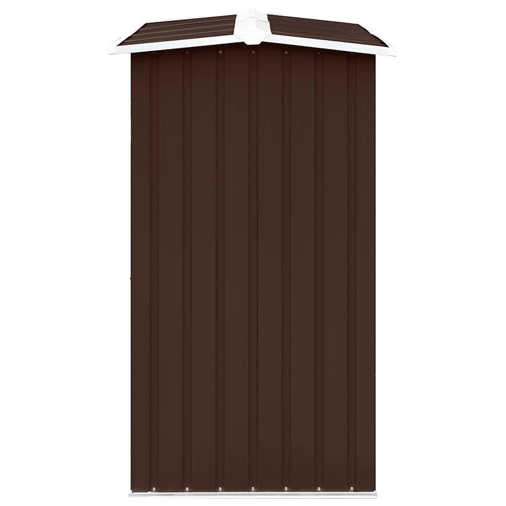 Porte-bûches en acier galvanisé Marron 172 x 91 x 154 cm