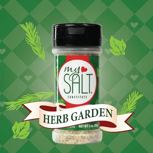 Image of MySALT Flavors Trio - Garlic, Seasoned & Herb Garden - Sodium-Free Seasonings - For Steak, Chicken, Veggies & Everyday Meals - 3 Pack