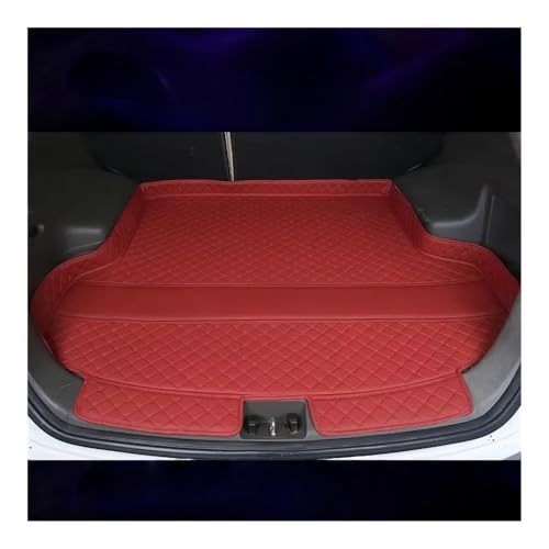 Tapis de coffre pour XPENG 2023-2025 sur mesure rouge avec logo