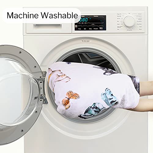 Rosielily Cat Blanket For Women Cat Throw Blankets For Adults Fleece Cat Blanket Fuzzy Cat Blanket White Fleece Blanket For Kids Women Cartoon Cat Colorful Plush Throw Blanket Gift #TOP6