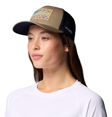 Image of Columbia PFG Fish Flag Mesh Snapback