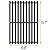 SafBbcue DGF350CSP 70-01-634 Cooking Grate for Dyna-Glo Grill Parts DGF350CSP-D DGP350SNP Grid Cast Iron Dyna-Glo Grill Grate 101-03011
