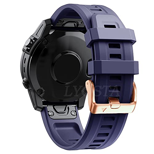 Sangle silicone 20mm facile à installer pour Garmin Fenix 6S