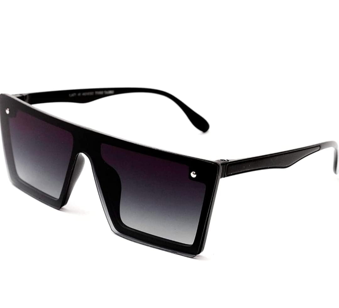 Buy Eymen I® Flat Design Rectangular Sunglasses for Men & Women at
