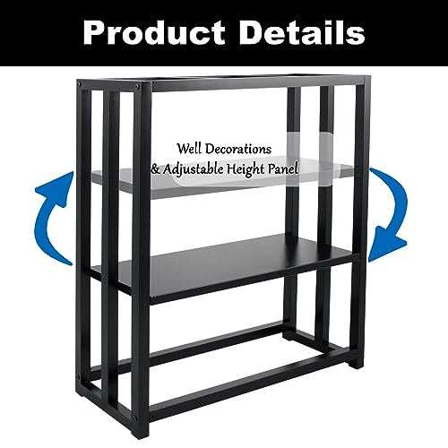Fumingpal Aquarium Stand Fish Tank Stand - 20 Gallon Heavy Duty Steel Fish Aquarium Organizer 2 Tier Easy to Install & Disassemble for Home Office Aquariums Landscape Aquariums Oceanariums - Thumbnail 6