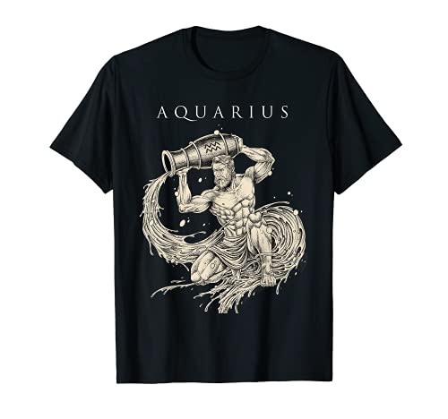 Camiseta Acuario Cumpleaños Enero-Febrero Camiseta